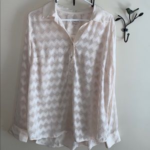 Sheer textured blouse
